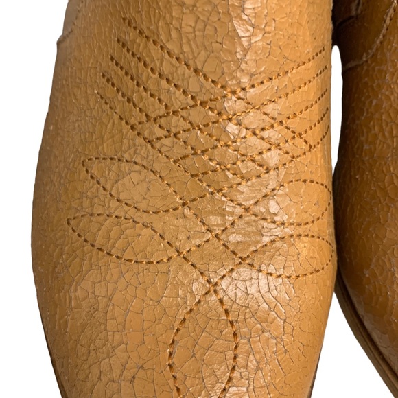 Anthropologie Kaanas Distressed Leather Booties - Picture 7 of 9